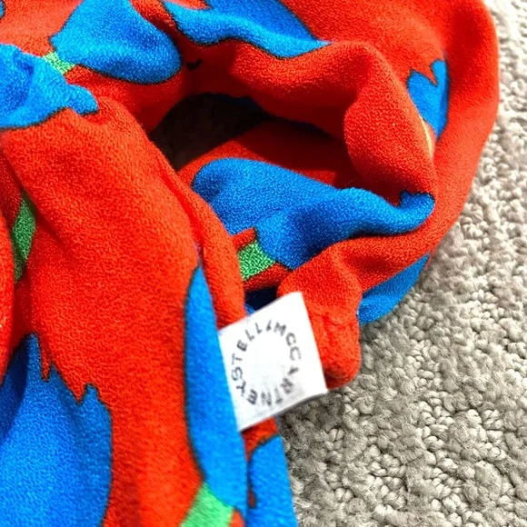 Stella McCartney Kids girls red tulip dress - Picture 3 of 7